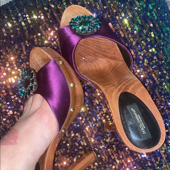 Dolce & Gabbana Crystal Heeled Sandals 37 - Picture 3 of 11